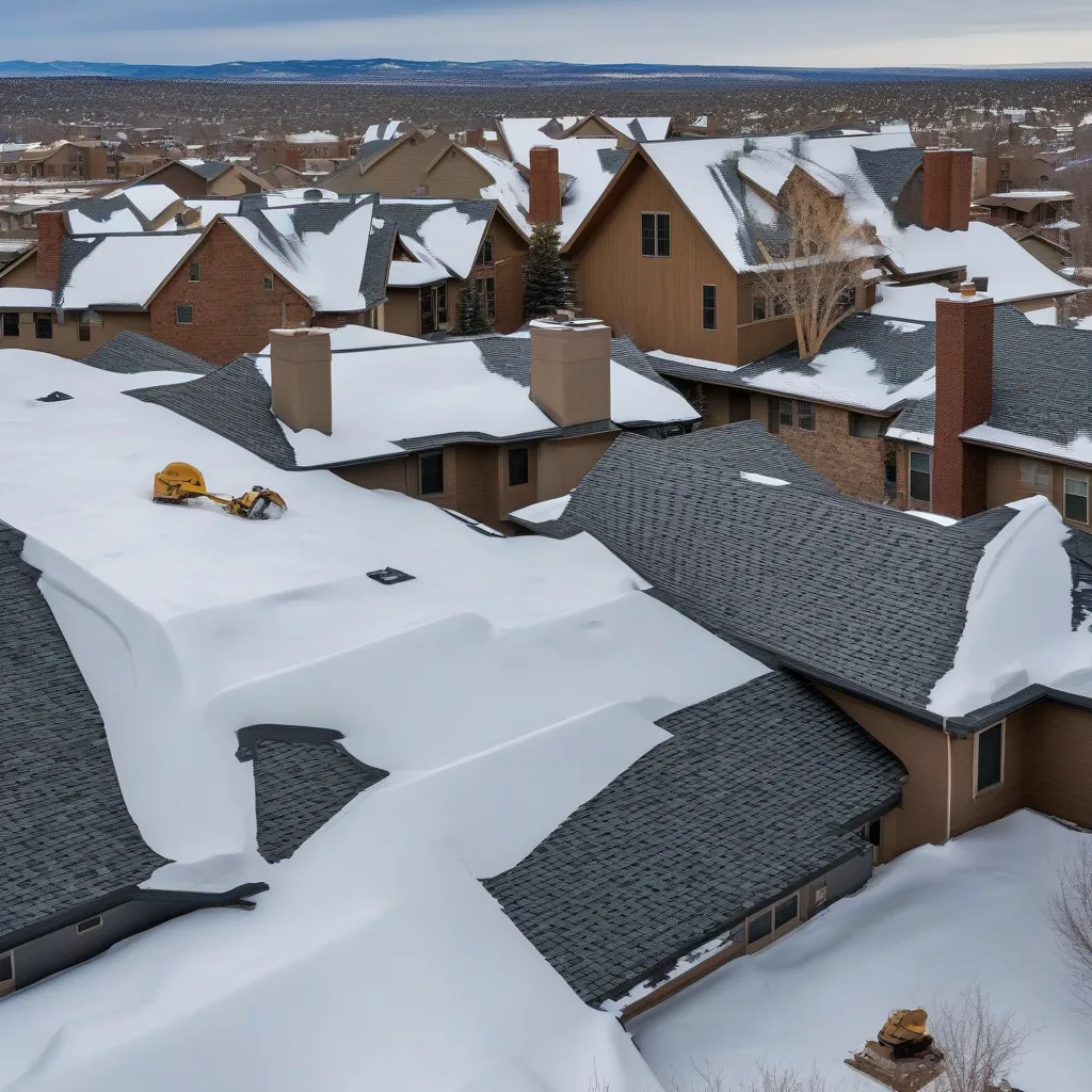 Side-by-Side Snow Defense: Asphalt related to Rural roofing